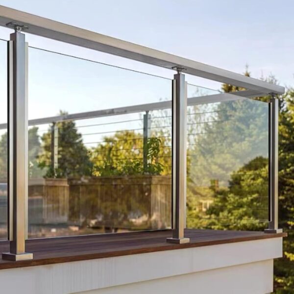Modern Glass Stair Railings - 图片 7