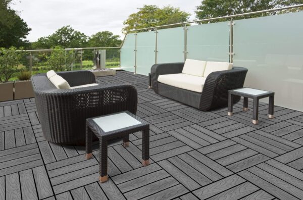 Anti-Corrosion WPC Outdoor Decking - 图片 2